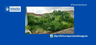 Imagem da notícia Prefeitura de Paraíso das Águas oferece oportunidade de isenção de multas por terrenos abandonados